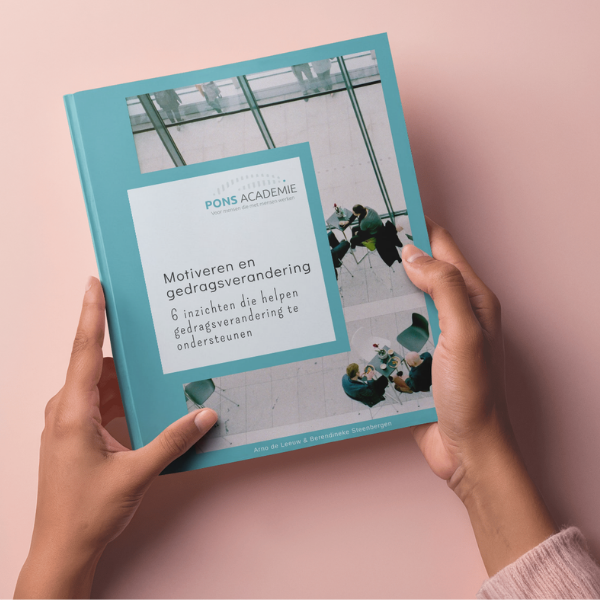 Motiveren en gedragsverandering - E-book Pons Academie